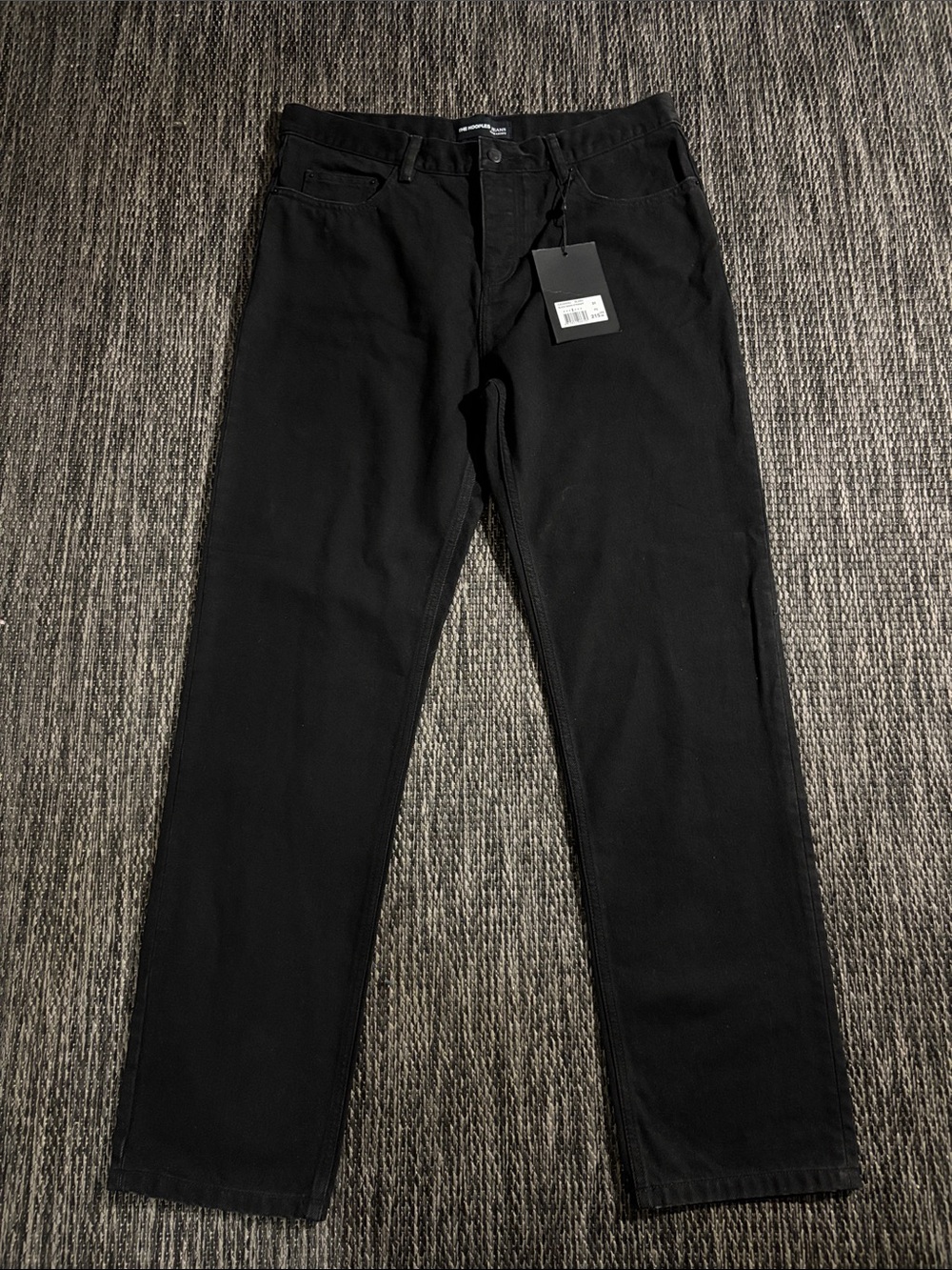 The Kooples Jeans Straight Black Denim Men’s Size 31 NEW